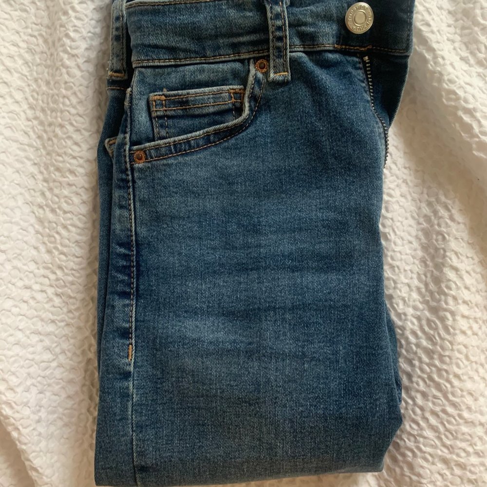 Jamie Moto Skinny Jeans: blue